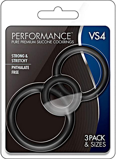 Blush - Performance 3 Pack Cock Ring-Adult Toys - Cock Rings-Blush-Danish Blue Adult Centres