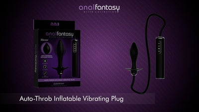 Anal Fantasy - Elite Auto Throb Inflatable Vibrating Plug