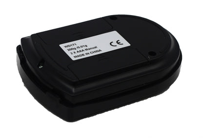 0.01g/200g WD171 Precision Arch Digital Scales (Black)-Lifestyle - Scales - 0.01-Precision-Danish Blue Adult Centres