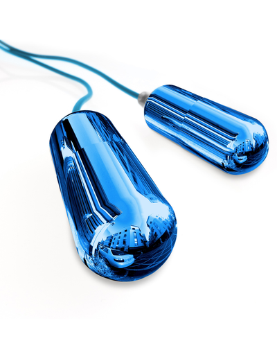 Pipedream Classix Dual Vibrating Penis Sleeve (Blue)