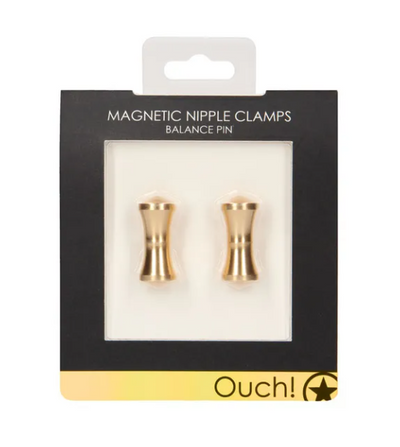 OUCH! Magnetic Nipple Clamps - Balance Pin-Unclassified-Ouch-Danish Blue Adult Centres