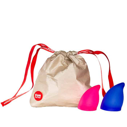 Fun Factory - Fun Cup 2-Pack Size B-Lubricants & Essentials - Feminine Hygiene-Fun Factory-Danish Blue Adult Centres