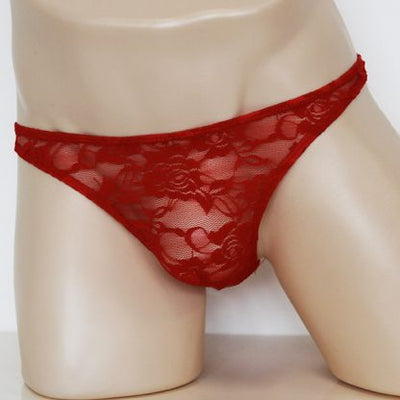 Poison Rose – Men’s Lace G-String Red-Unclassified-Poison Rose-Danish Blue Adult Centres