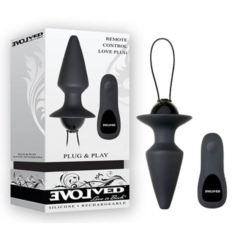 Evolved Plug & Play-Adult Toys - Anal - Plugs-Evolved-Danish Blue Adult Centres