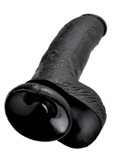 King Cock Realistic Dildo with balls 9inch Black-Adult Toys - Dildos - Realistic-King Cock-Danish Blue Adult Centres
