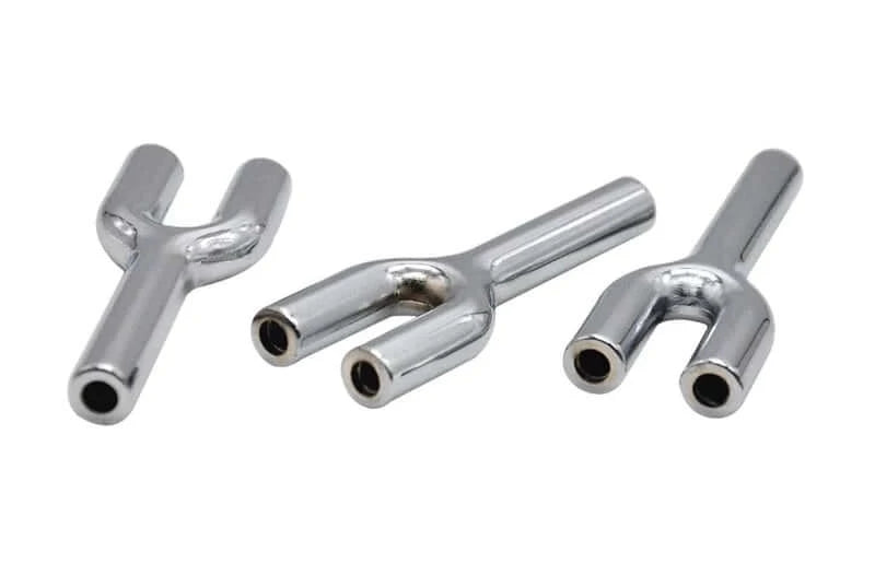 Double tooter Snorter 7cm (Chrome)-Lifestyle - Snorters & Tooters-Agung-Danish Blue Adult Centres