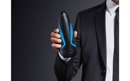Satisfyer Men Male Masturbator (Black/Blue)-Adult Toys - Masturbators-Satisfyer-Danish Blue Adult Centres