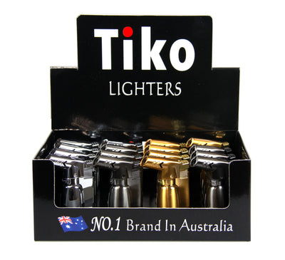 Tiko Single Flame Jet Lighter 7cm - TK-0048-Lifestyle - Lighters - Jet Lighters-Tiko-Danish Blue Adult Centres