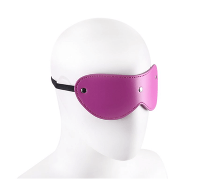 Poison Rose Faux Leather Stud Blindfold-Bondage and Fetish - Masks, Hoods and Blindfolds-Poison Rose-Danish Blue Adult Centres