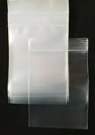 Z45 Ziplock Clear Stripe Bags 100mm x 125mm - 100 Pack-Lifestyle - Storage - Bags& - Safes-To Be Updated-Danish Blue Adult Centres