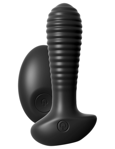 Pipedream Anal Fantasy Elite Collection Remote Control Anal Teaser (Black)-Adult Toys - Anal - Plugs-Pipedream-Danish Blue Adult Centres