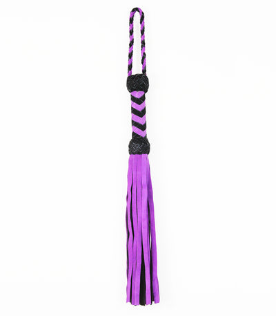 Love In Leather - Suede Flogger (PURPLE) 75cm-Unclassified-Love In Leather-Danish Blue Adult Centres