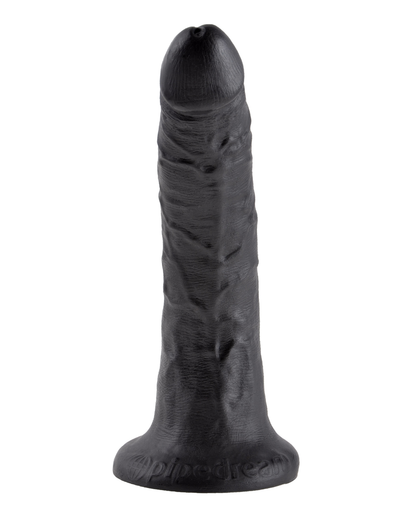 King Cock Realistic Dildo without balls 7 inch Black-Adult Toys - Dildos - Realistic-King Cock-Danish Blue Adult Centres