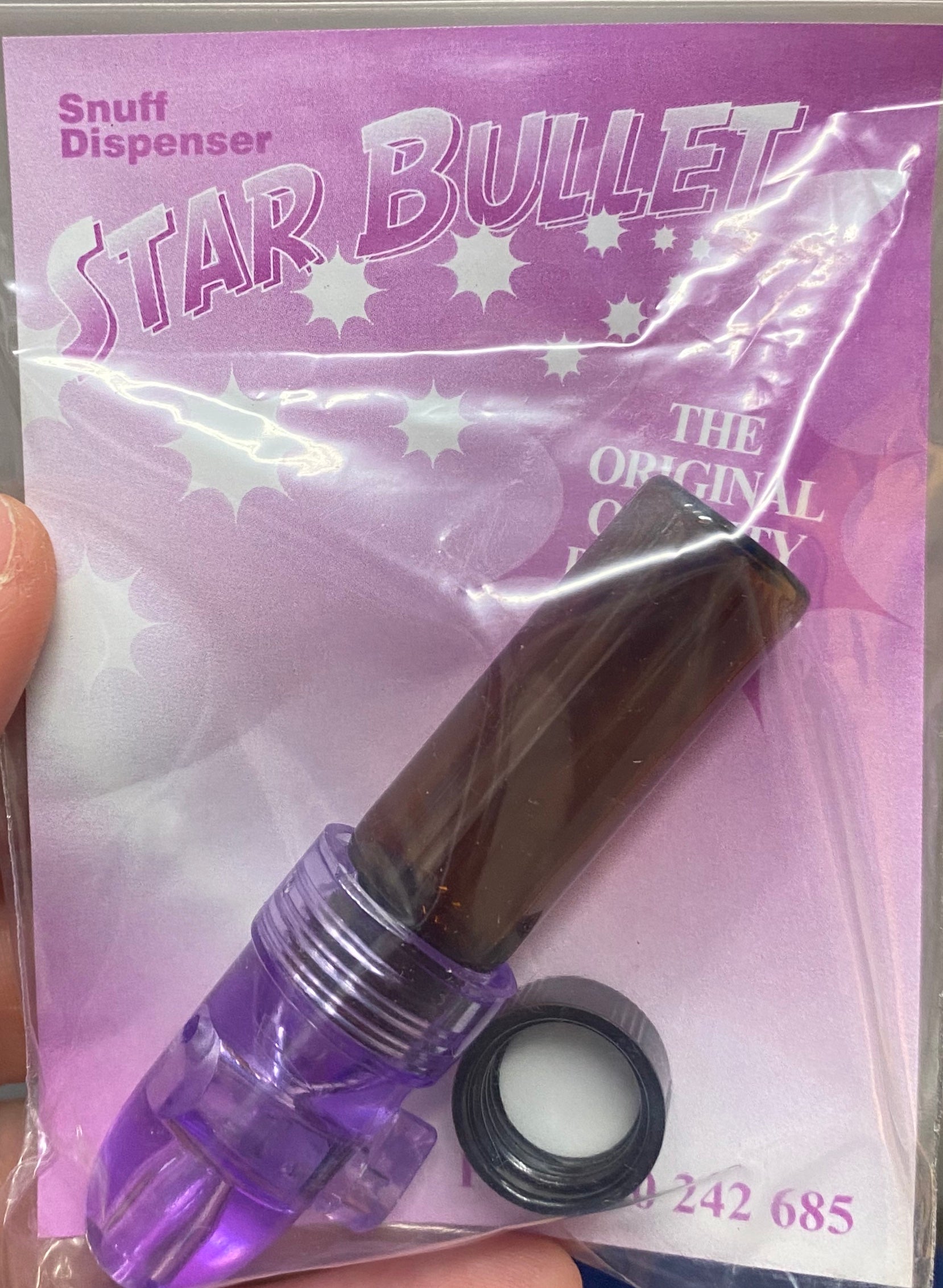 Star Bullet Tooter w/ Cap LGE-Lifestyle - Snorters & Tooters-To Be Updated-Danish Blue Adult Centres