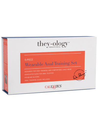 CalExotics They-ology 5-Piece Wearable Anal Training Set-Adult Toys - Anal - Plugs-CalExotics-Danish Blue Adult Centres