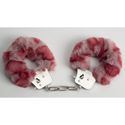 Poison Rose Fluffy Handcuffs - Leopard (Pink)-Unclassified-Poison Rose-Danish Blue Adult Centres