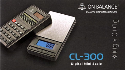 0.01g/300g CL-300 Calculator & Digital Scale (Black)-Lifestyle - Scales - 0.01-On Balance-Danish Blue Adult Centres