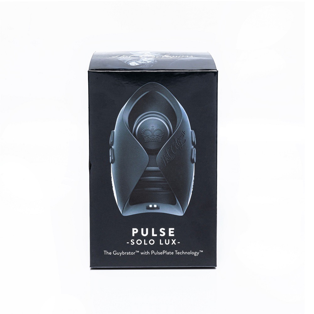 Hot Octopuss Pulse Solo Lux Masturbator with Wrist Remote (Black)-Adult Toys - Masturbators - Automatic& - Machines-Hot Octopuss-Danish Blue Adult Centres
