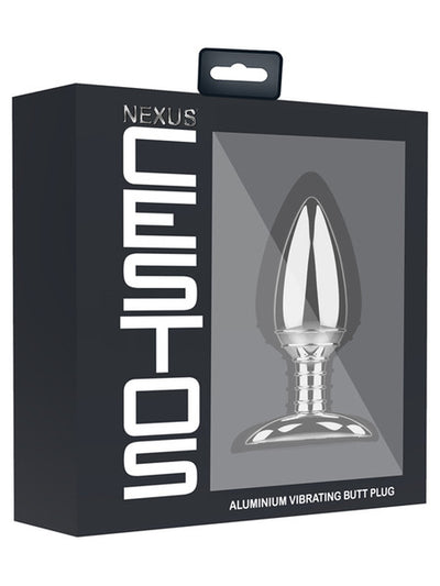 Nexus Cestos Aluminium Remote Control Vibrating Butt Plug-Adult Toys - Anal - Prostate Stimulators-Nexus-Danish Blue Adult Centres