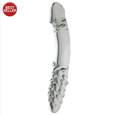 Spartacus - Double Ended With Twist Clear-Adult Toys - Dildos - Double Ended-Spartacus-Danish Blue Adult Centres
