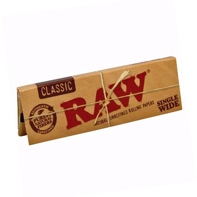 RAW Classic Rolling Papers Single Wide Single Window-Lifestyle - Smoking Accessories-RAW-Danish Blue Adult Centres