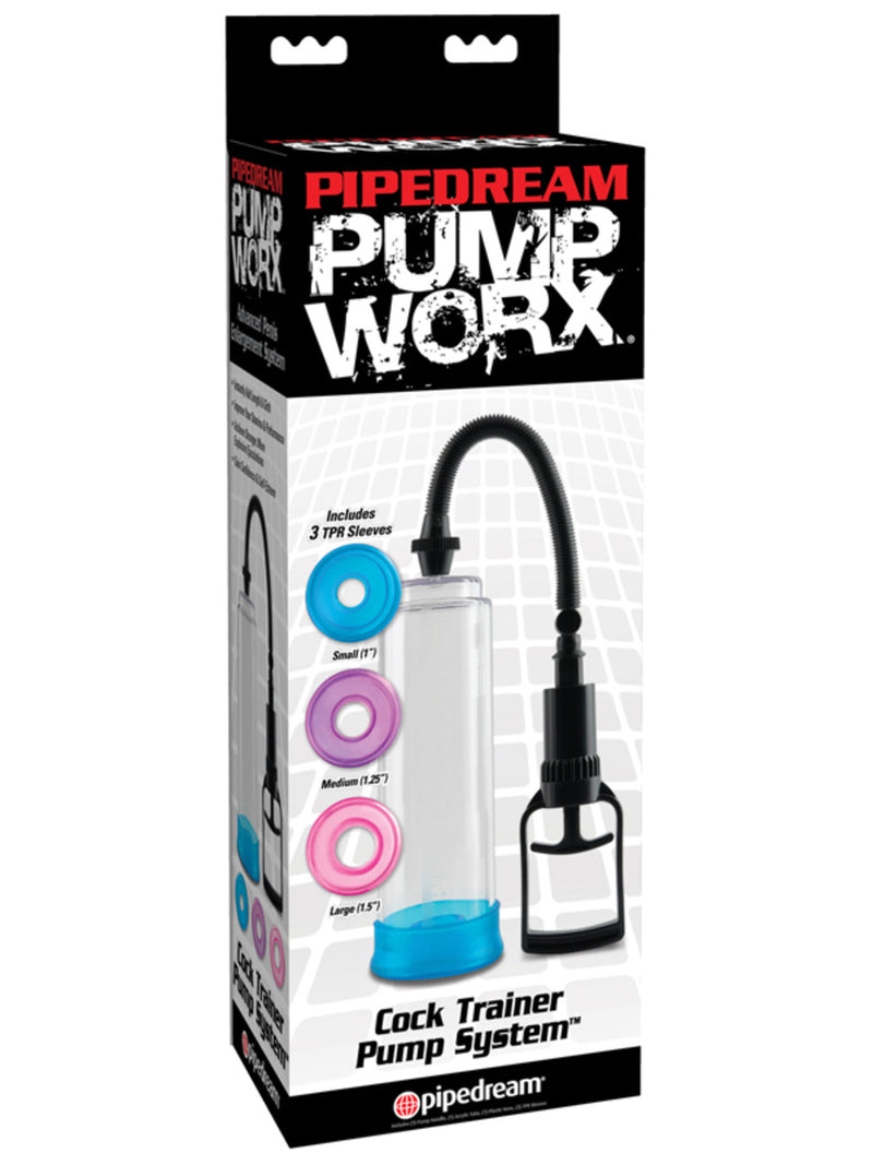 Pump Worx Cock Trainer Pump System-Adult Toys - Pumps-Pipedream-Danish Blue Adult Centres