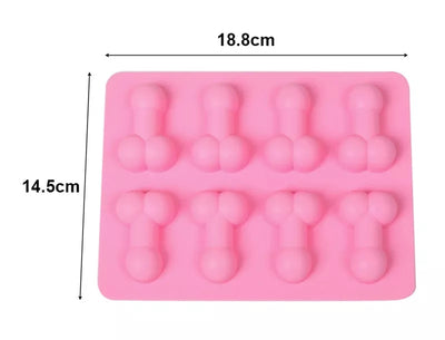 Lovetoy - Jokes & Parties Pecker Chocolate/Ice Tray (Silicone)-Novelty - Party-LoveToy-Danish Blue Adult Centres