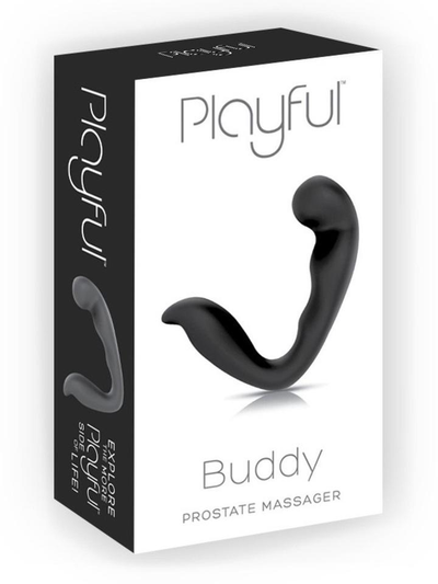 Playful Buddy Prostate Massager (Black)-Unclassified-Playful-Danish Blue Adult Centres