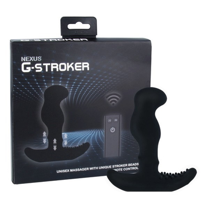 Nexus G-Stroker Unisex Massager (Black)-Adult Toys - Anal - Prostate Stimulators-Nexus-Danish Blue Adult Centres