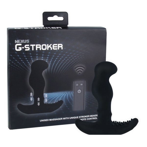 Nexus G-Stroker Unisex Massager (Black)-Adult Toys - Anal - Prostate Stimulators-Nexus-Danish Blue Adult Centres