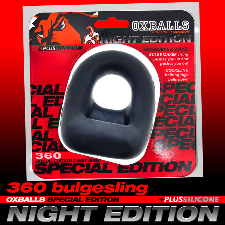 Oxballs 360 Dual Cockring NIGHT-Adult Toys - Cock Rings - Separators-Oxballs-Danish Blue Adult Centres