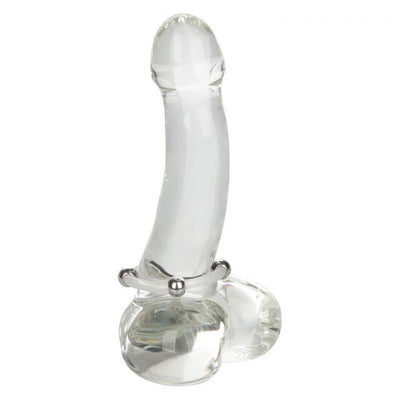 CalExotics Steel Beaded Silicone Ring Large (Clear)-Adult Toys - Cock Rings-CalExotics-Danish Blue Adult Centres