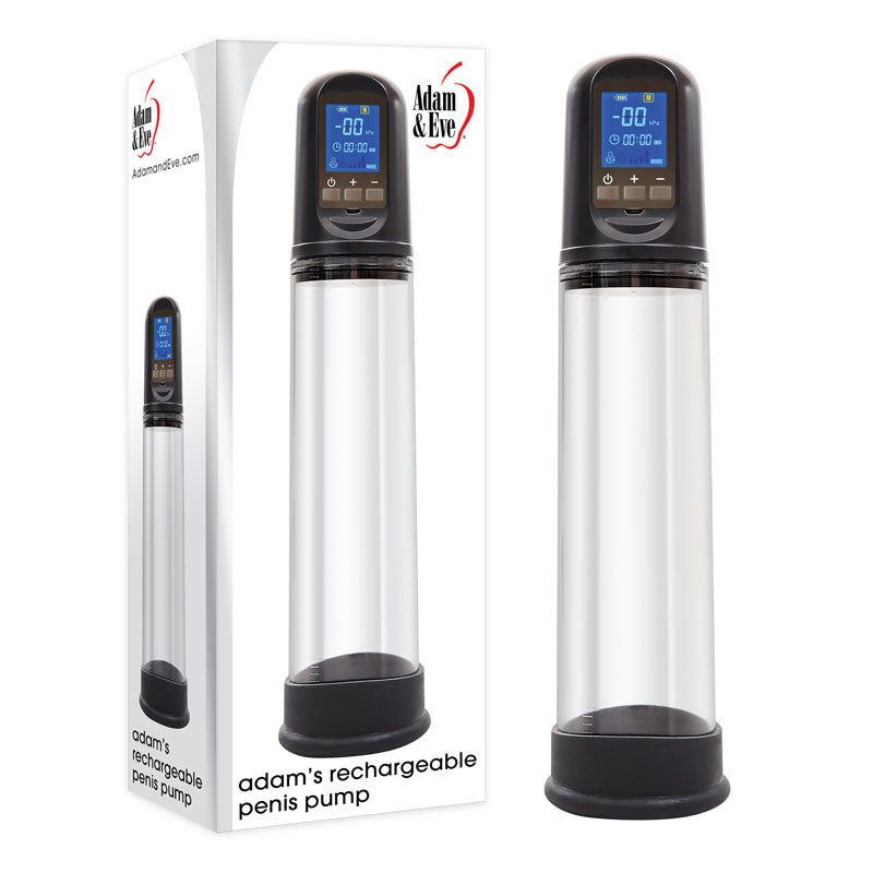 Adam & Eve Adam's Rechargeable Penis Pump-Adult Toys - Pumps-Adam & Eve-Danish Blue Adult Centres