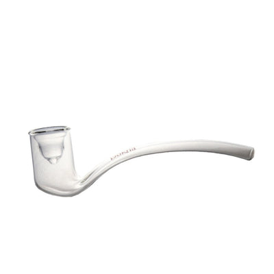 Glass Tobacco Pipe - Short Curved Stem (8 cm)-Lifestyle - Tobacco Pipes-Agung-Danish Blue Adult Centres