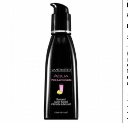 Wicked Aqua Lube-Lubricants & Essentials - Lube - Flavours-Wicked-Danish Blue Adult Centres