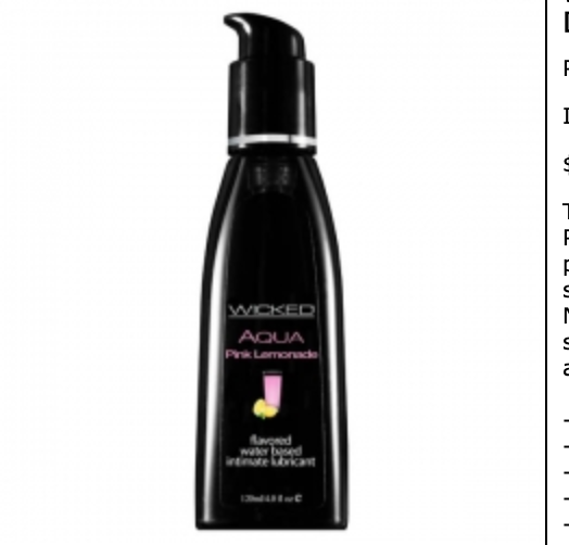 Wicked Aqua Lube-Lubricants & Essentials - Lube - Flavours-Wicked-Danish Blue Adult Centres