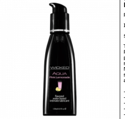 Wicked Aqua Lube-Lubricants & Essentials - Lube - Flavours-Wicked-Danish Blue Adult Centres