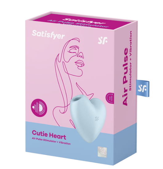 Satisfyer Cutie Heart-Adult Toys - Vibrators - Clitoral Suction-Satisfyer-Danish Blue Adult Centres
