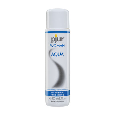 Pjur Woman Aqua 100ml-Lubricants & Essentials - Lube - Water Based-Pjur-Danish Blue Adult Centres