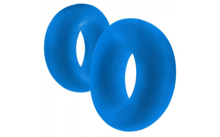Hunky Junk Stiffy 2 Pc Bulge Cockrings-Adult Toys - Cock Rings-Hunky Junk-Danish Blue Adult Centres