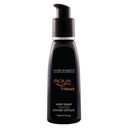 Wicked Aqua Heat Water Based Warming Lubricant-Lubricants & Essentials - Lube - Water Based-Wicked-Danish Blue Adult Centres