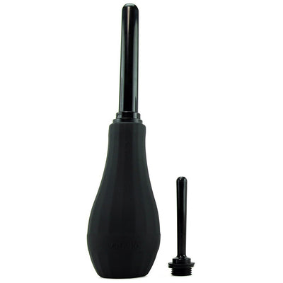 Perfect Fit Ergoflo Extra Premium Tip Anal Douche (Black)-Lubricants & Essentials - Douches-Perfect Fit-Danish Blue Adult Centres