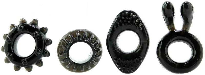 Zero Tolerance Ring My Bell Cock Rings (Black)-Adult Toys - Cock Rings-Zero Tolerance-Danish Blue Adult Centres