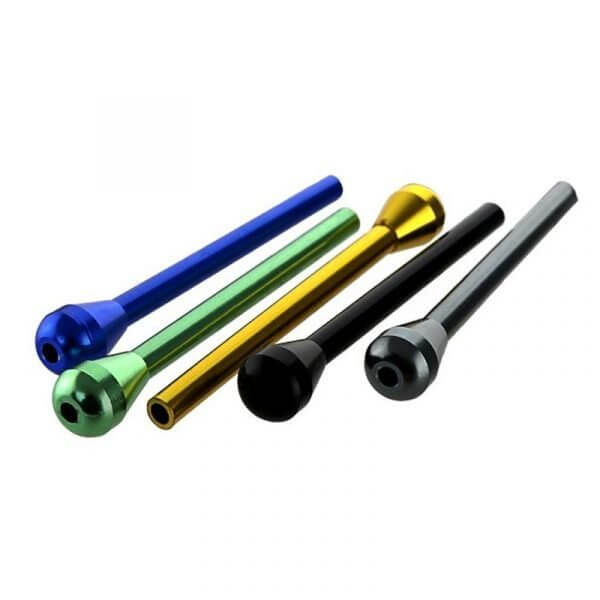 Anodised Snorters 7cm - Assorted (Bulb End)-Lifestyle - Snorters & Tooters-Agung-Danish Blue Adult Centres