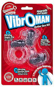 ScreamingO VibrOman Vibrating Cock Ring-Unclassified-ScreamingO-Danish Blue Adult Centres