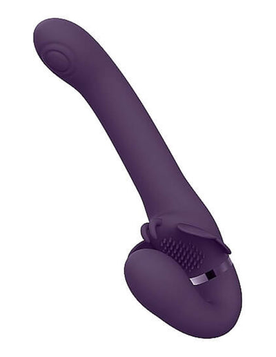 Vive - Satu - Pulse-Wave and Vibrating Strapless Strap-on-Adult Toys - Strap On - Strapless-Shots-Danish Blue Adult Centres