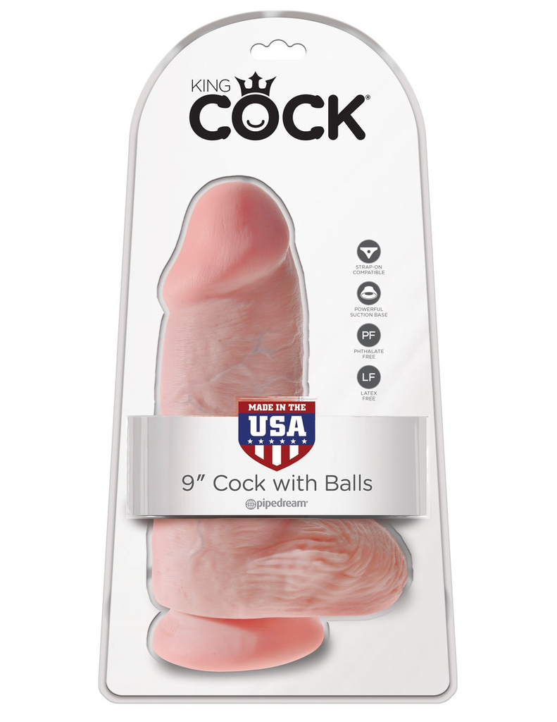 King Cock Realistic Dildo - Chubby-Adult Toys - Dildos - Realistic-King Cock-Danish Blue Adult Centres