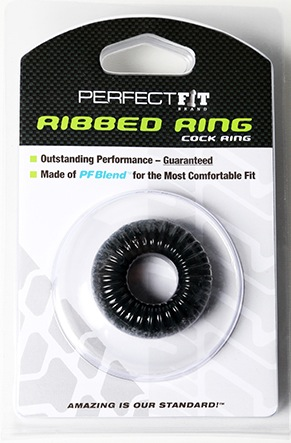 Perfect Fit Ribbed Ring Cock Ring-Adult Toys - Cock Rings-Perfect Fit-Danish Blue Adult Centres