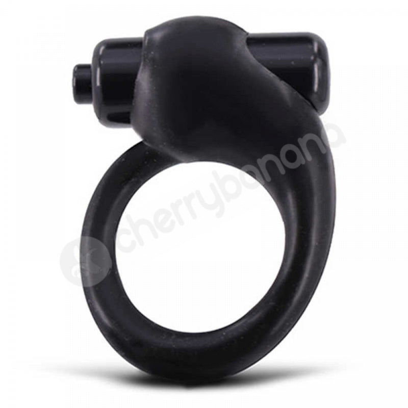 Buzz-Cock Beta Vibrating Silicone Cock Ring (Black)-Unclassified-Seven Creations-Danish Blue Adult Centres