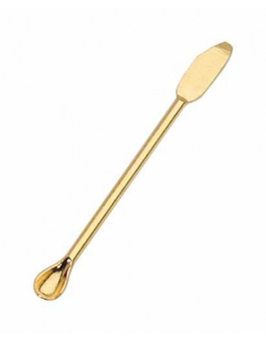 Snuff Spoon/Chopper 6.5cm (Gold)-Lifestyle - Lifestyle Accessories-Danish Blue Adult Centres-Danish Blue Adult Centres